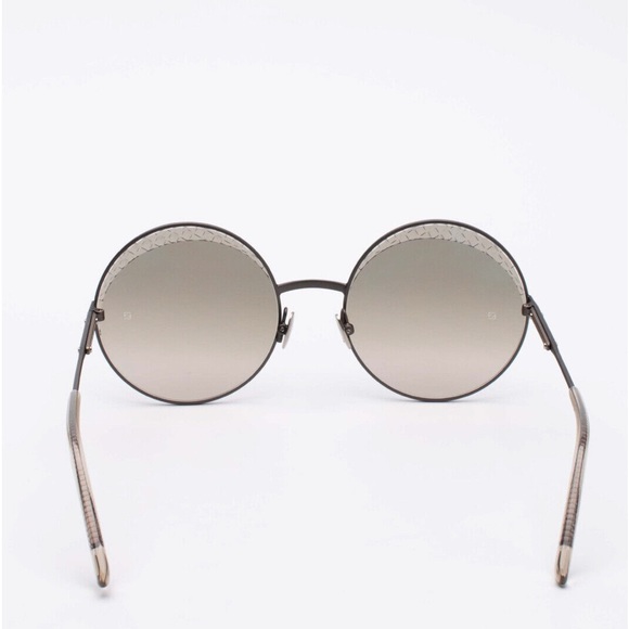 NEW Bottega Veneta Round Sunglasses Green Tinted main image 5